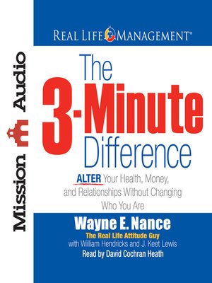 cover image of 3-Minute Difference